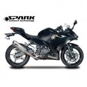 Ligne complète inox silencieux Force titane Ninja 400 2018-2020 SPARK