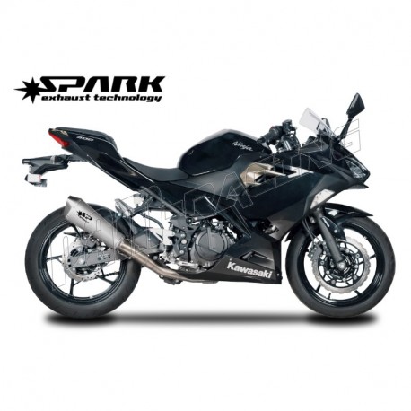 Ligne complète silencieux Konix titane Ninja 400 2018 SPARK