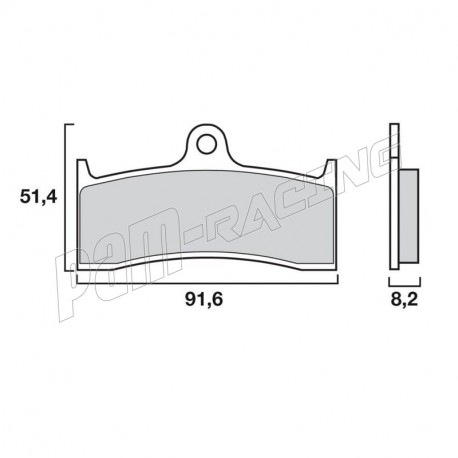 Plaquettes de frein avant BREMBO origine BUELL, CB1300 SF, ZX-7RR, ZX9R, MV AGUSTA