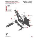 Pièces de rechange pour commandes reculées VORTEX V2 R1 2007-2008