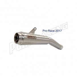 Silencieux Pro-Race nichrom embout inox homologué ARROW Ninja 400 2018-2020