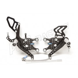 Commandes reculées PP Tuning ZX-10R 2008-2010