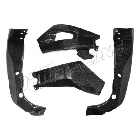 Protections de cadre et bras oscillant avec protection de chaîne carbone R6 2017-2024