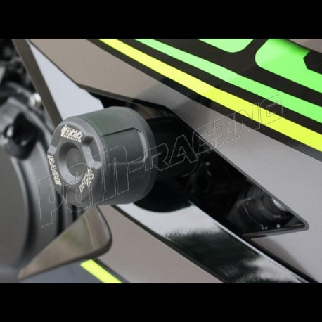 Tampons de protection avec platines de déport GSG MOTO Ninja 400 2018-2023, Ninja 500 2024