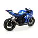 Silencieux Pro-Race non homologué ARROW GSXR1000 2017-2019