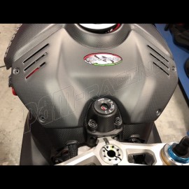 Couvre contacteur à clé carbone CARBONVANI Panigale V4, V4R, V4S 2018-2024