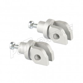 Paire avant ou arrière d'adaptateurs pour repose pieds LIGHTECH Z650 2017-2026, Z900 2017-2026