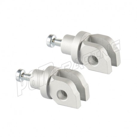 Paire avant ou arrière d'adaptateurs pour repose pieds LIGHTECH Z650 2017-2026, Z900 2017-2026