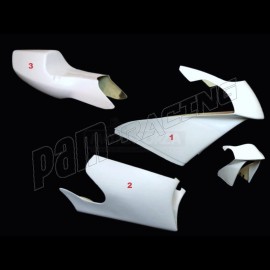 Carénage poly complet 3 parties racing fibre de verre RS 125 1995-1997 SRT FAIRINGS