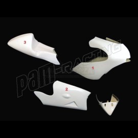 Carénage poly complet 3 parties racing version 1 fibre de verre RS 125 2001 A-KIT SRT FAIRINGS