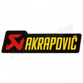 Sticker de pot autocollant logo Akrapovic  150x45 mm