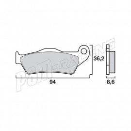 Disque de frein avant Brembo Oro Fixe - Distriride