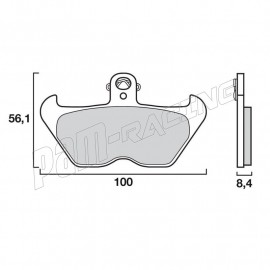 Plaquettes de frein avant origine BREMBO BMW 07BB2407