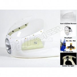 Kit Semi-carénage Cafe Racer fibre de verre 350-1000 CM3 lampe 7 pouces SRT FAIRINGS