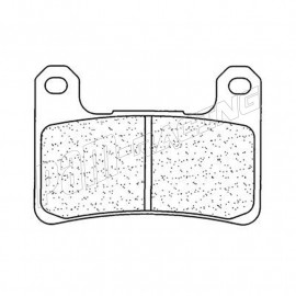 Plaquettes de frein avant racing métal fritté XBK5 CL BRAKES KAWASAKI, SUZUKI