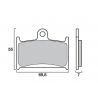 Plaquettes de frein avant SA Sinter route BREMBO GSF1200 Bandit 1997-2000, RF900R