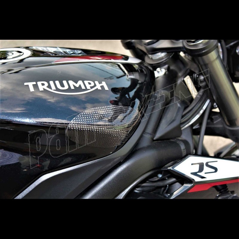 Sliders de réservoir carbone STRAUSS 675 Daytona, 675/765 Street Triple