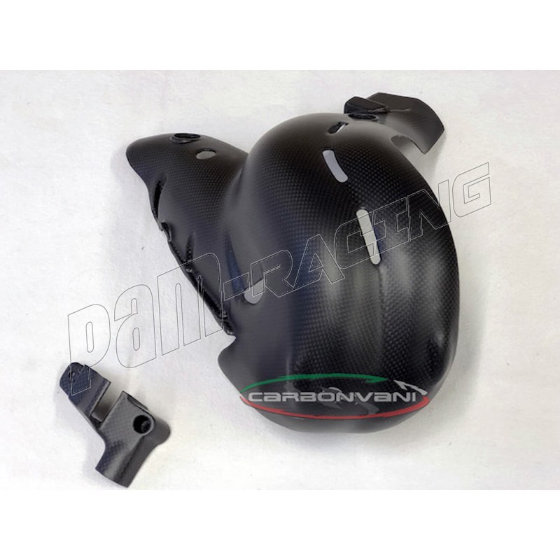 Carbone Carbone Protection Clef Compatible avec Ducati Streetfighter V4 x 4 Satiné 