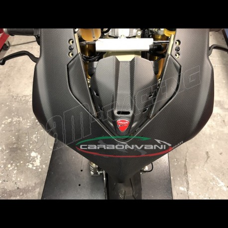 Couvre compteur carbone CARBONVANI Panigale V4, V4R, V4S 2018-2024