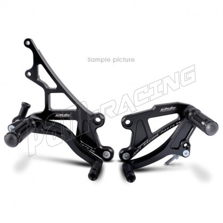 Commandes reculées Valter Moto Type 1  GSXR1000 2005-2006