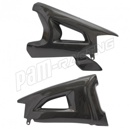 Protections de bras oscillant et protection de chaîne carbone ZX10R 2016-2025