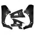 Protections de cadre et bras oscillant avec protection de chaîne carbone ZX10R 2016-2025