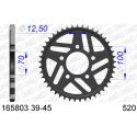 Couronne racing aluminium AFAM 520 HP4 2013-2015, S1000RR 2015-2018 avec jantes forgées