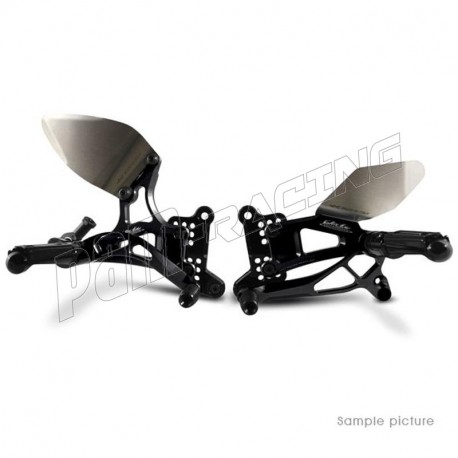 Commandes reculées Valter Moto Type 2.5 Daytona 675/R 2006-2012, 675 Street Triple/R 2007-2012