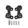 Platines de déport pour commandes reculées d'origine GSXR600/750 2000-2005, GSXR1000 2001-2004, SV650 1999-2002 Valter Moto
