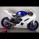 Carénage poly complet racing 6 parties fibre de verre R6 2017-2025 SRT FAIRINGS