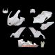 Carénage poly complet racing 6 parties fibre de verre R6 2017-2025 SRT FAIRINGS