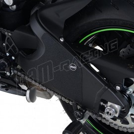 Adhésif anti-frottement cadre / bras oscillant noir 2 pièces R&G Racing ZX6R 636 2019-2026