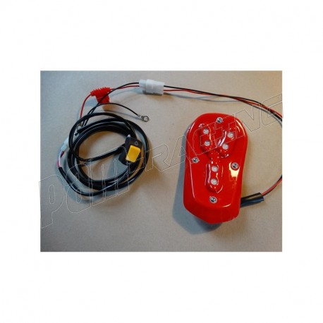 Feu rouge arrière pluie homologué FIM GSXR1000 2017-2026 avec coque arrière flam, fly ou équivalente