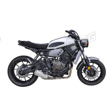 Protection Cadre Moto Modeer Pour Yamaha XSR700 2016-2024 - Slider Anti-chute - Noir