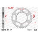 Couronne acier 525 AFAM GSX-R 600/750 2011-2016 L1-L6, GSX-R 1000 2009-2021 K9-M1