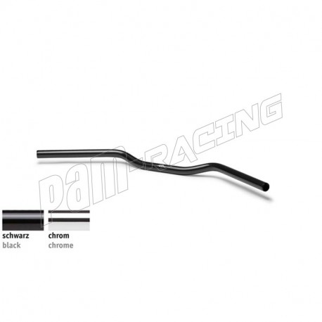 Guidon LSL Speed Bar chrome ou noir diamètre 22.2 mm