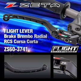 Demi-levier de frein FLIGHT ZETA Racing pour maître cylindre BREMBO RCS CORSA CORTA