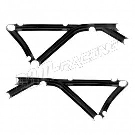 Paire de protections de cadre carbone RC8 SRT FAIRINGS