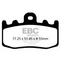 Plaquettes de frein avant sintered metal EPFA-HH EBC Brakes BMW