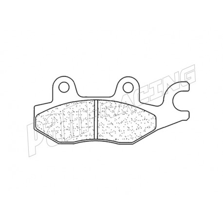 Plaquettes de frein avant/arrière métal fritté CL BRAKES