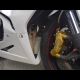 Sabot racing fibre de verre 675 Daytona 2013-2017, Street Triple 765 2017-2025 pour échappement origine SRT FAIRINGS