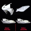 Carénage poly complet 3 parties racing fibre de verre 675 Daytona 2013-2017, Street Triple 765 2017-2025 SRT FAIRINGS