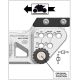 Commandes reculées FXR noires Gilles Tooling S1000RR 2019-2023