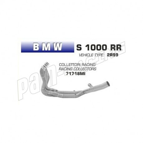 Collecteur racing inox ARROW S1000RR 2019-2026, M1000RR 2021-2024, S1000R 2021-2026, M1000R 2023-2026