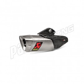 Silencieux adaptable SLIP-ON mono silencieux titane Akrapovic pour R1 2015-2023