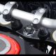 Insert écrou colonne de direction noir R&G Racing CRF1000L, DL1000 V-strom, GSX-S1000, Katana, MT-10, R1, R6