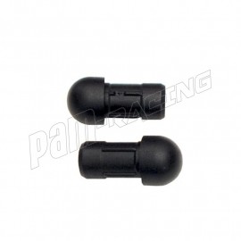 Paire d'embouts de guidon pour bracelets racing Valter Moto pour tube Ø 16 mm