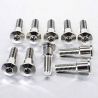 Kit 10 vis de disques de frein avant inox SUZUKI M8x1.25)x33 MM PRO-BOLT