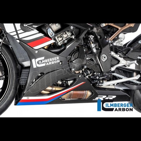 Sabot long route carbone S1000RR 2019-2022, S1000RR 2023-2025 (collecteur origine) ILMBERGER