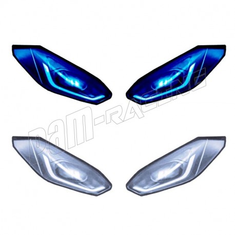 Stickers de phare S1000RR 2019-2024 bleu foncé ou bleu clair SRT FAIRINGS